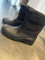 Winterstiefel schwarz gefüttert Grösse 43 neuwertig