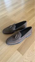 Massimo Dutti Herren Loafer aus Wildleder, Grösse 41