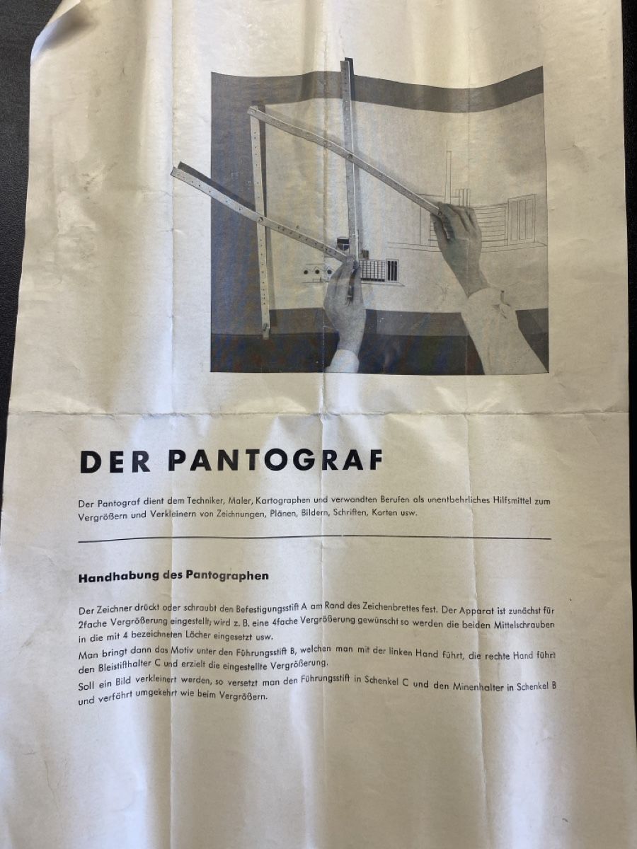 Sonstiges Schreiben & Zeichnen: Rumold Pantograf antik Zeichengerät – Gebraucht aus Buchs SG von rosadoro1973 1