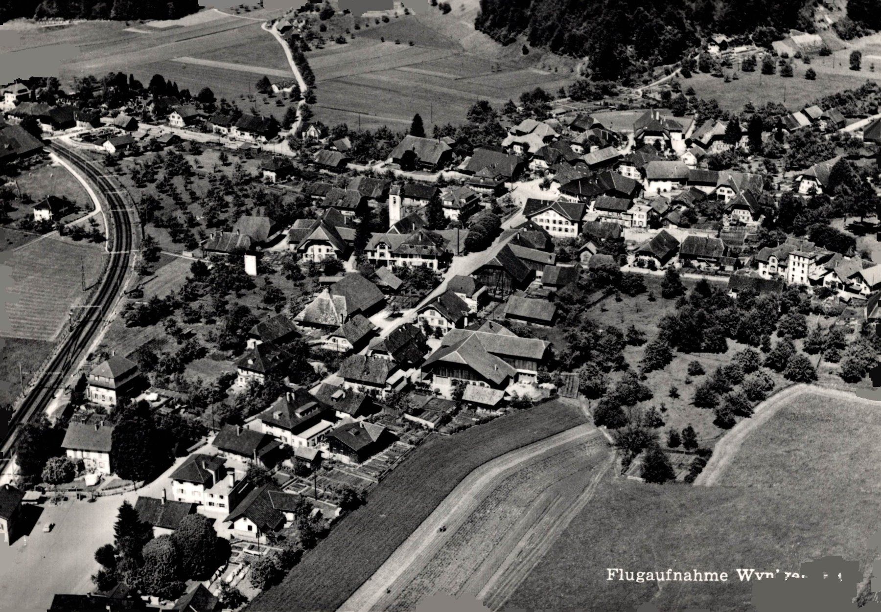 Cartes postales: Flugaufnahme Wynigen BE – D'occasion à Bronschhofen par Astore