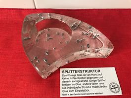 Glasi Hergiswil,  das besondere Glas mit Splitterstruktur