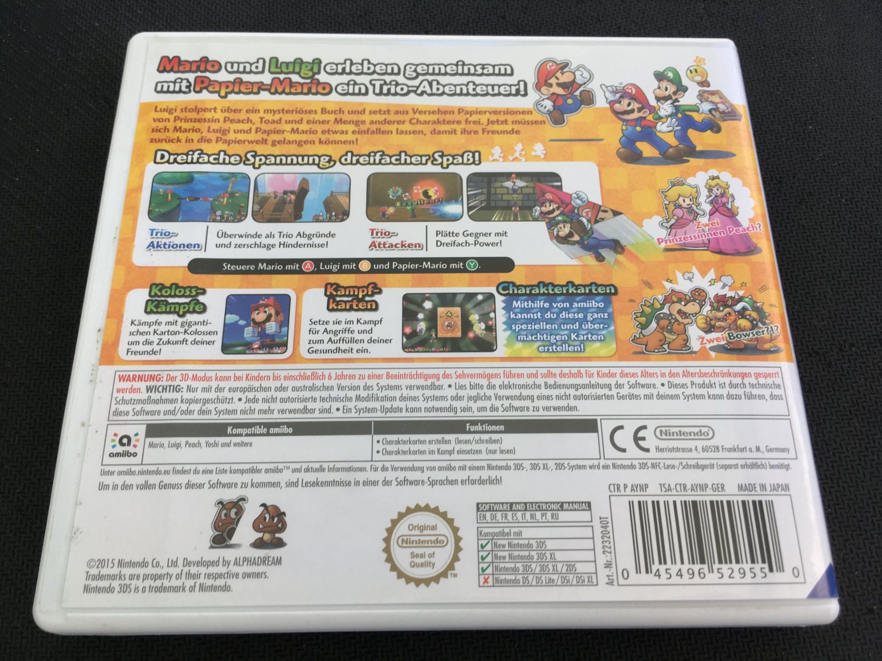 Nintendo Giochi: Mario & Luigi Paper Jam Bros - Nintendo 3ds – Usato da St.Gallen venduto da sjosjo 1
