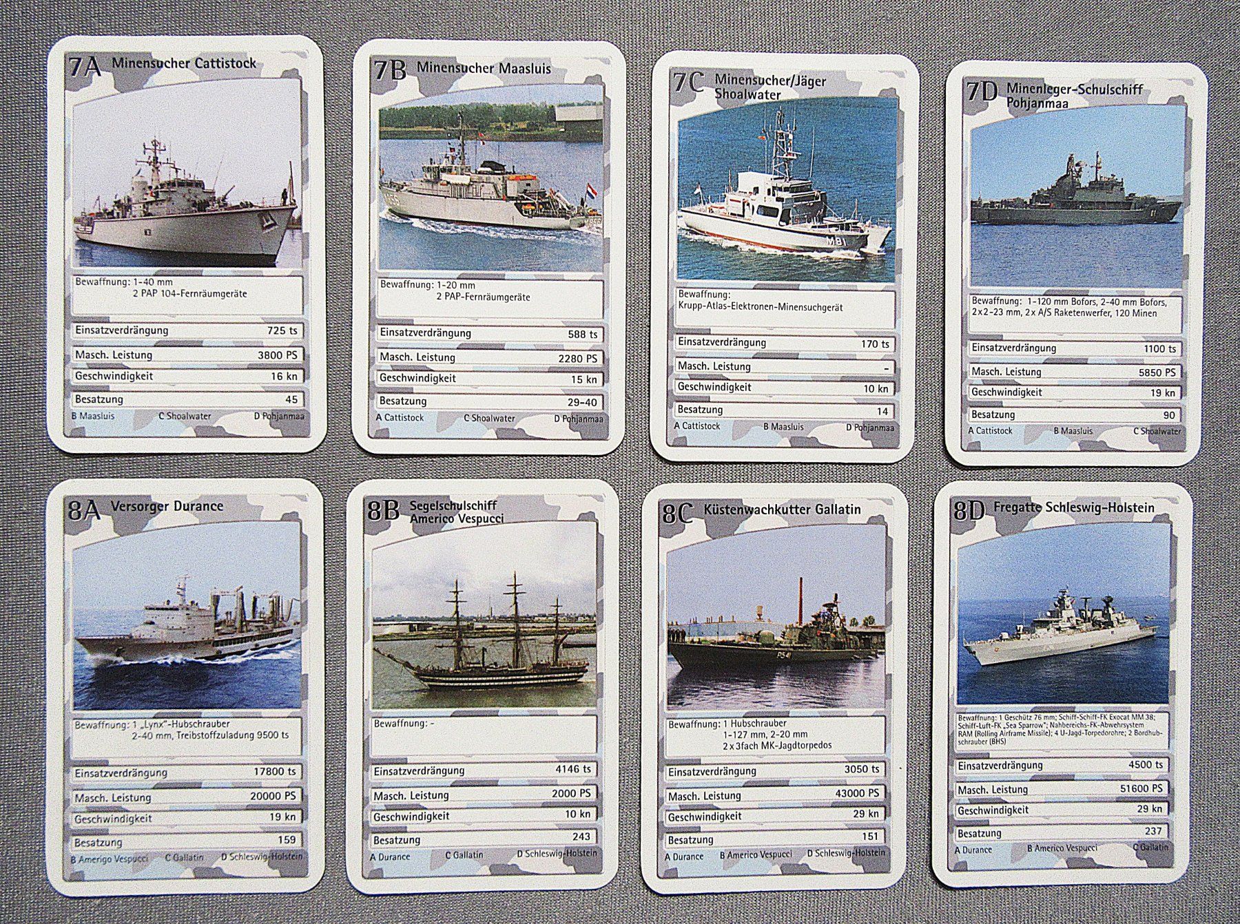 Giochi: Quartett - Marine - Giga Trumpf – Usato da Auenstein venduto da Padabimbim 5