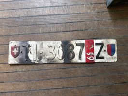 TI  Autonummer 3087 Z 1966