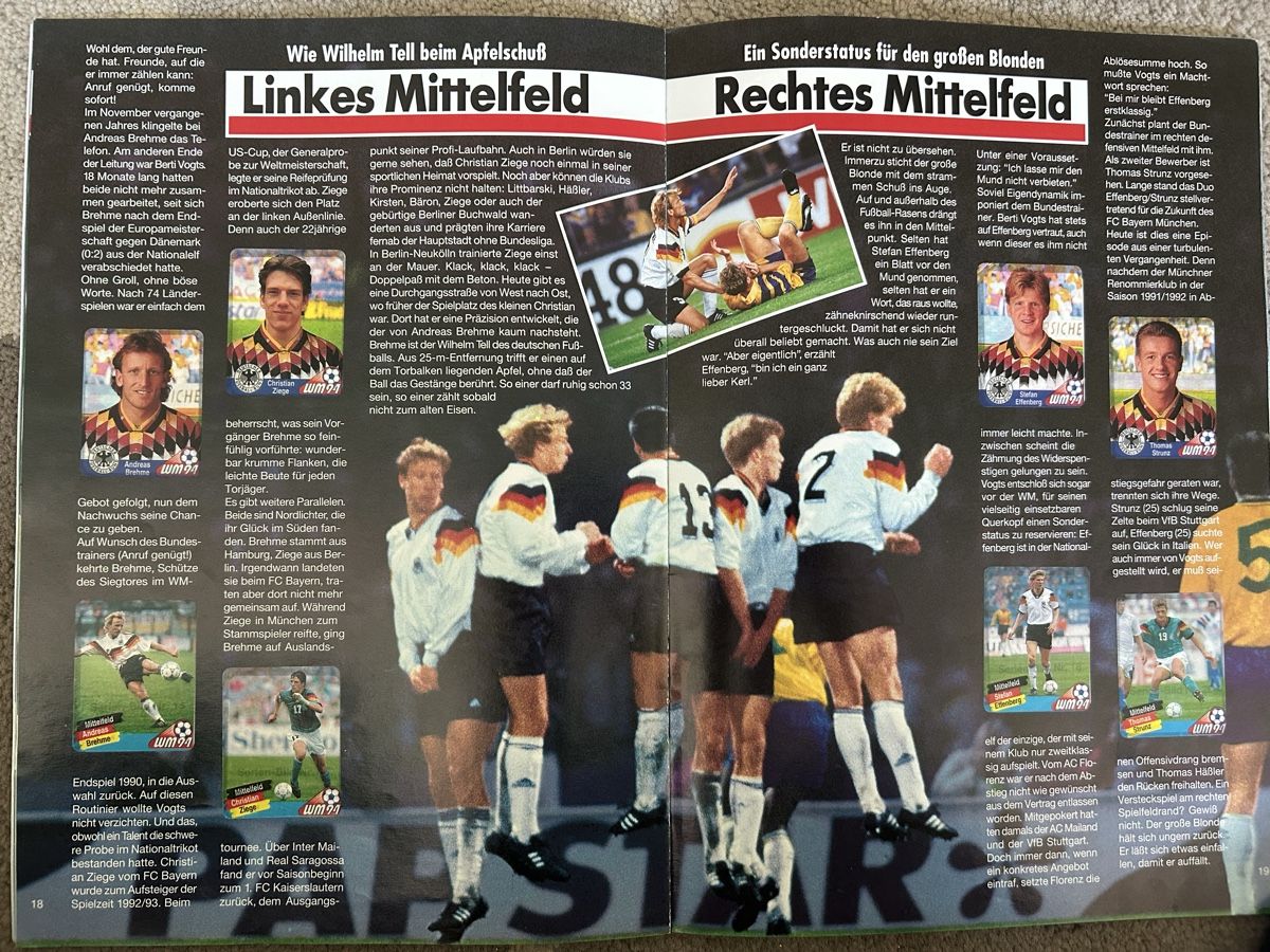 Panini Carte collezionabili: DFB Stickerhefte Wm94 und 2006 – Usato da Binningen venduto da Flagello 3