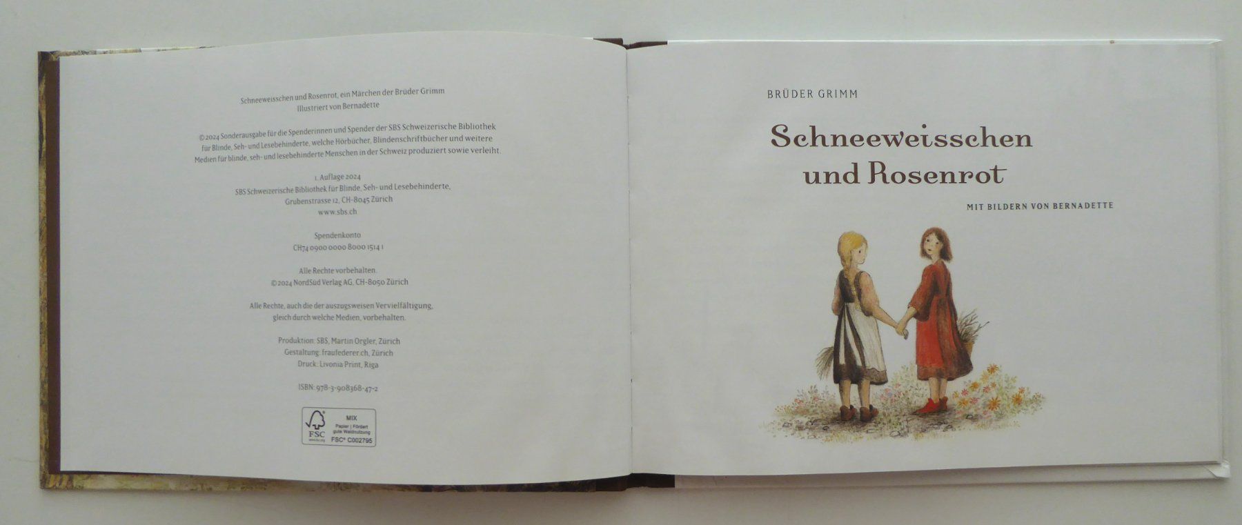 Bücher: Märlibuch Schneeweisschen und Rosenrot – Gebraucht aus Aesch BL von Kauri1 2