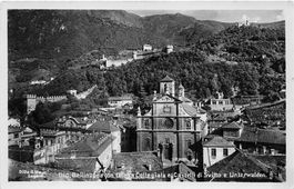 Bellinzona, con Chiesa Collegiata e Unterwalden