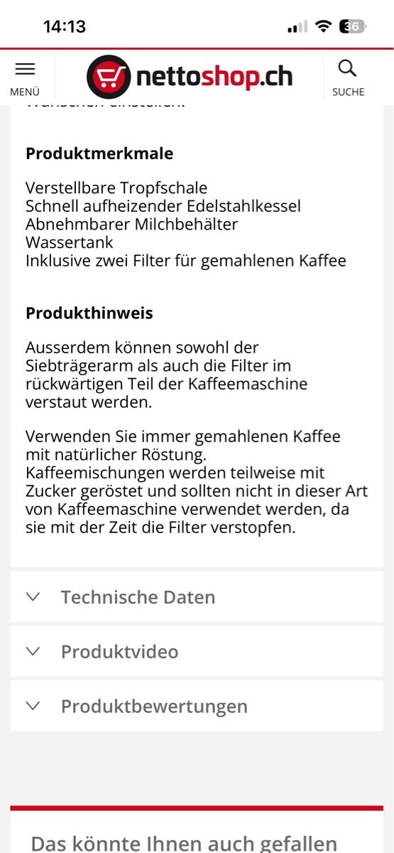 Macchine per caffè & Macchine per espresso: Create Esspressomaschine  – Nuovo e nell'imballaggio originale da Langenthal venduto da Nadia075 3