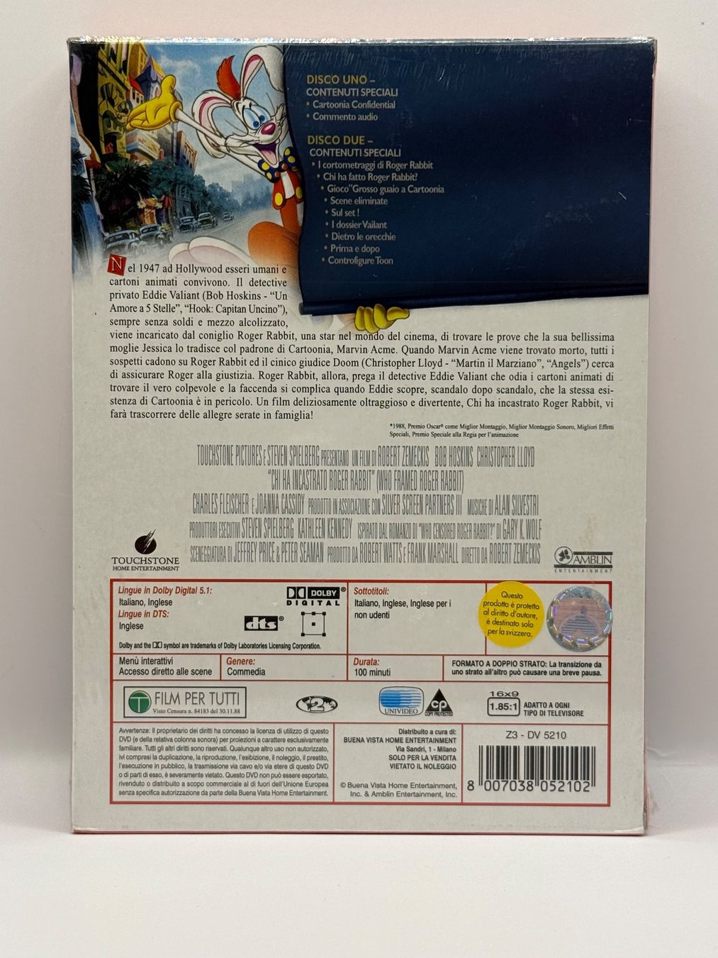 Tutti i DVDs: Chi ha incastrato Roger Rabbit - DVD - NEW – Nuovo e nell'imballaggio originale da Dietikon venduto da gab_qz7y 1