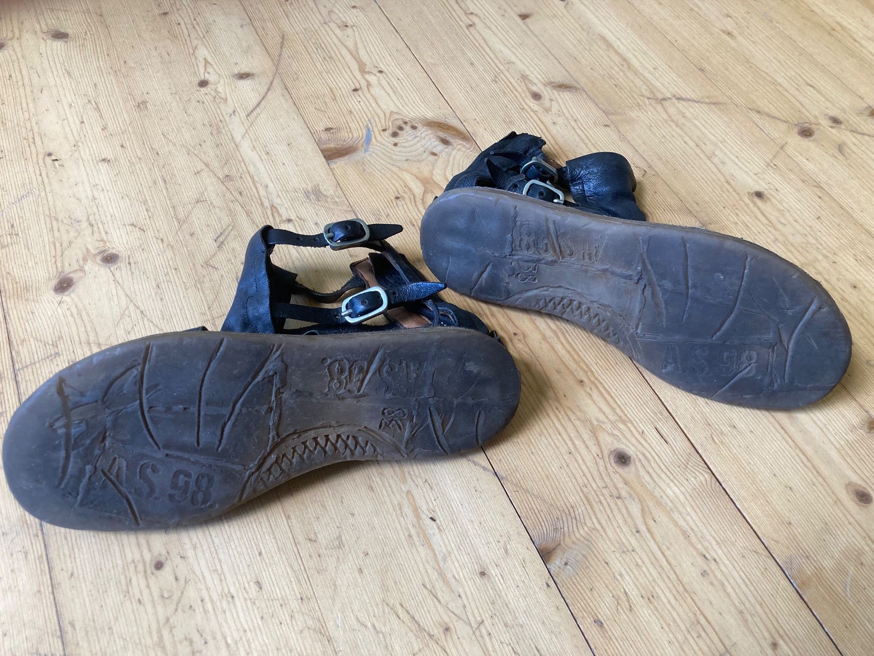 A.S.98 Scarpe da donna: Leder Sandalen A.S.98 – Usato da Grüningen venduto da kat308 5