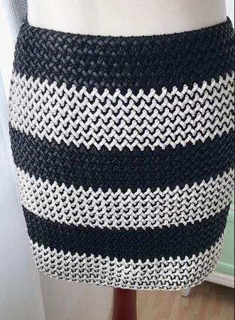 Cooler ZOE KARSSEN skirt / Rock / Jupe: S - M, 36 - 38