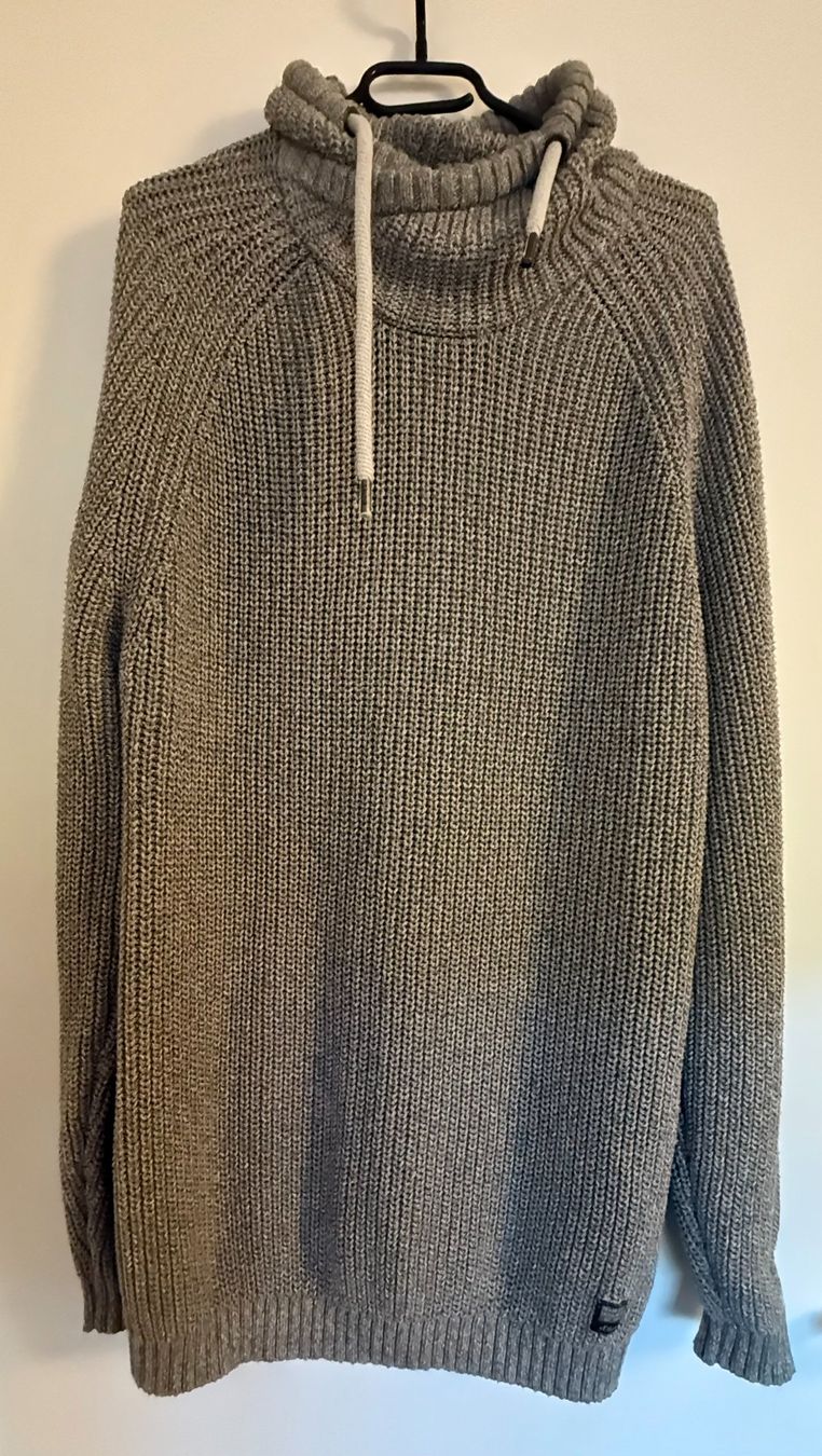 S.Oliver Maglioni & Felpe: s.Oliver Strickpullover, Rollkragen, Grau, Grösse XL – Usato da Schaffhausen venduto da gdinoro