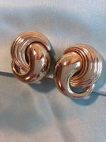Originale Vintage Chr.Dior signierte vergoldete Ohrclips