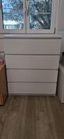 IKEA Malm Kommode weiss 4 Schubladen