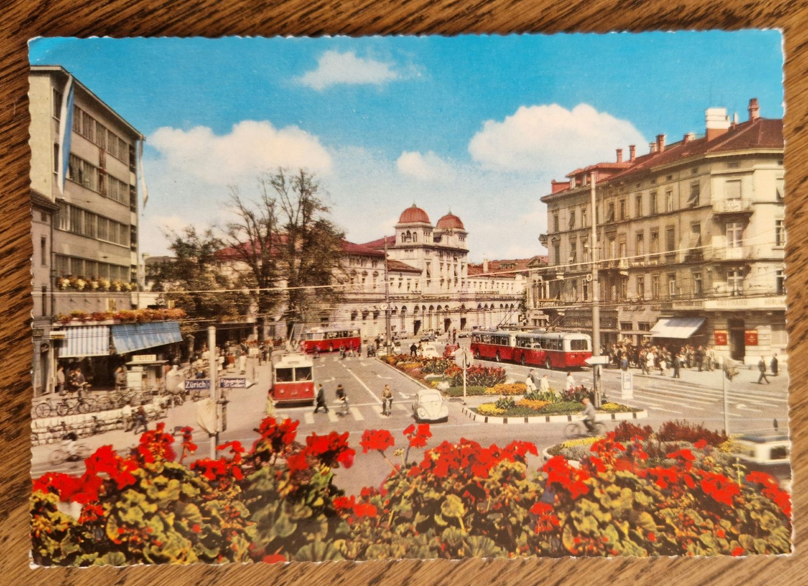 Cartes postales: Winterthur, Bahnhofplatz, Oldtimer 1965 – D'occasion à Ebikon par Donar50