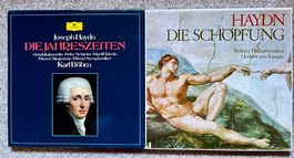 Haydn Die Jahreszeiten Die Schöpfung Karajan 2 Boxen 5 LPs