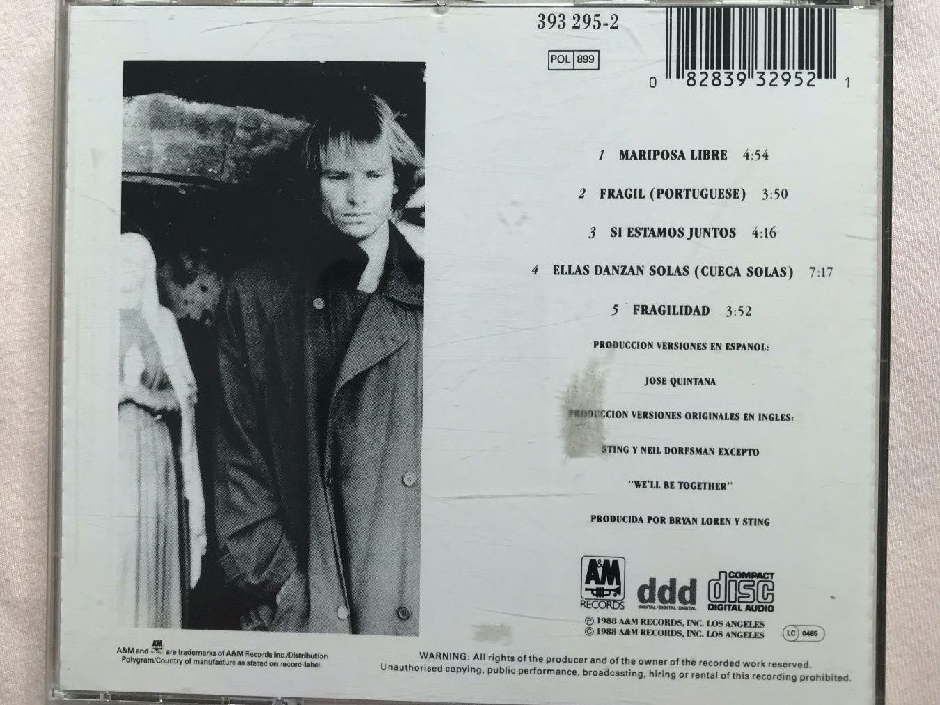 CDs: STING (CD Mini-Album) Nada como el sol – Gebraucht aus Zürich von Tarafo5 1