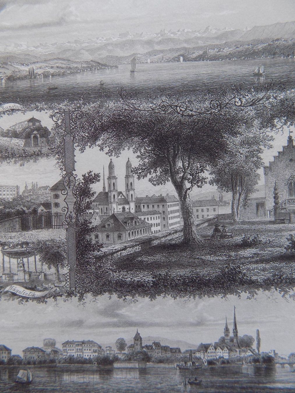 Gravures: Zürich Souvenirblatt von Ringger – D'occasion à Risch par Rischli15 4
