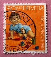 Nr.J 304 Kriechendes Kind Pro Juventute GESTEMPELT 1987   