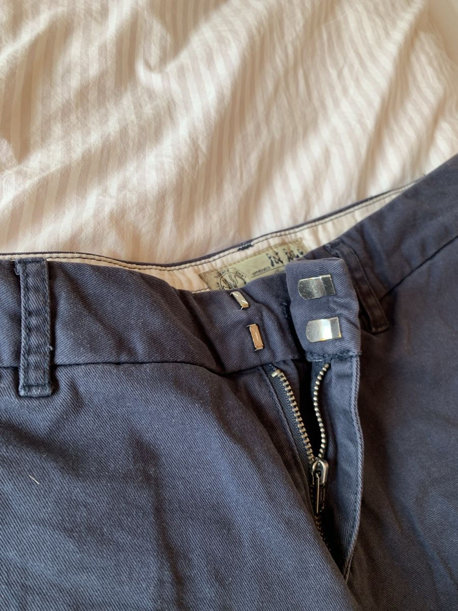 Pantaloni: Blaue kurze Hosen Gr. S – Usato da Frauenfeld venduto da RoseMaylie 4