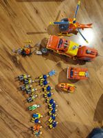 Feuerwehrmann Sam Rettungsteam Set Hubschrauber Boot 
