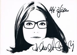 Nana Mouskouri 1934- Autogramm signiert Foto 11x16cm