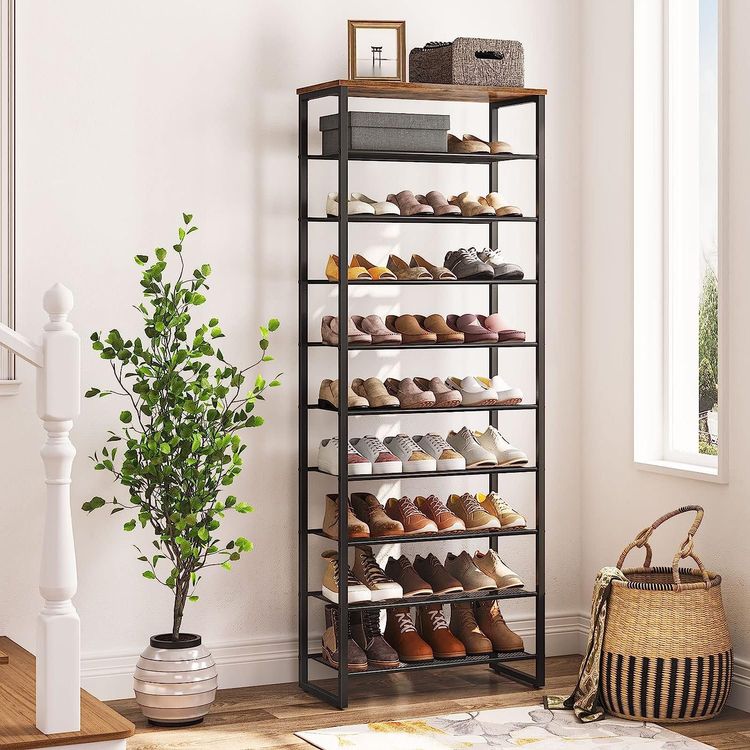 Dripex Vertikales Schuhregal 6 Ebenen - Platzsparendes Schuhorganizer Für Flur & Wohnung