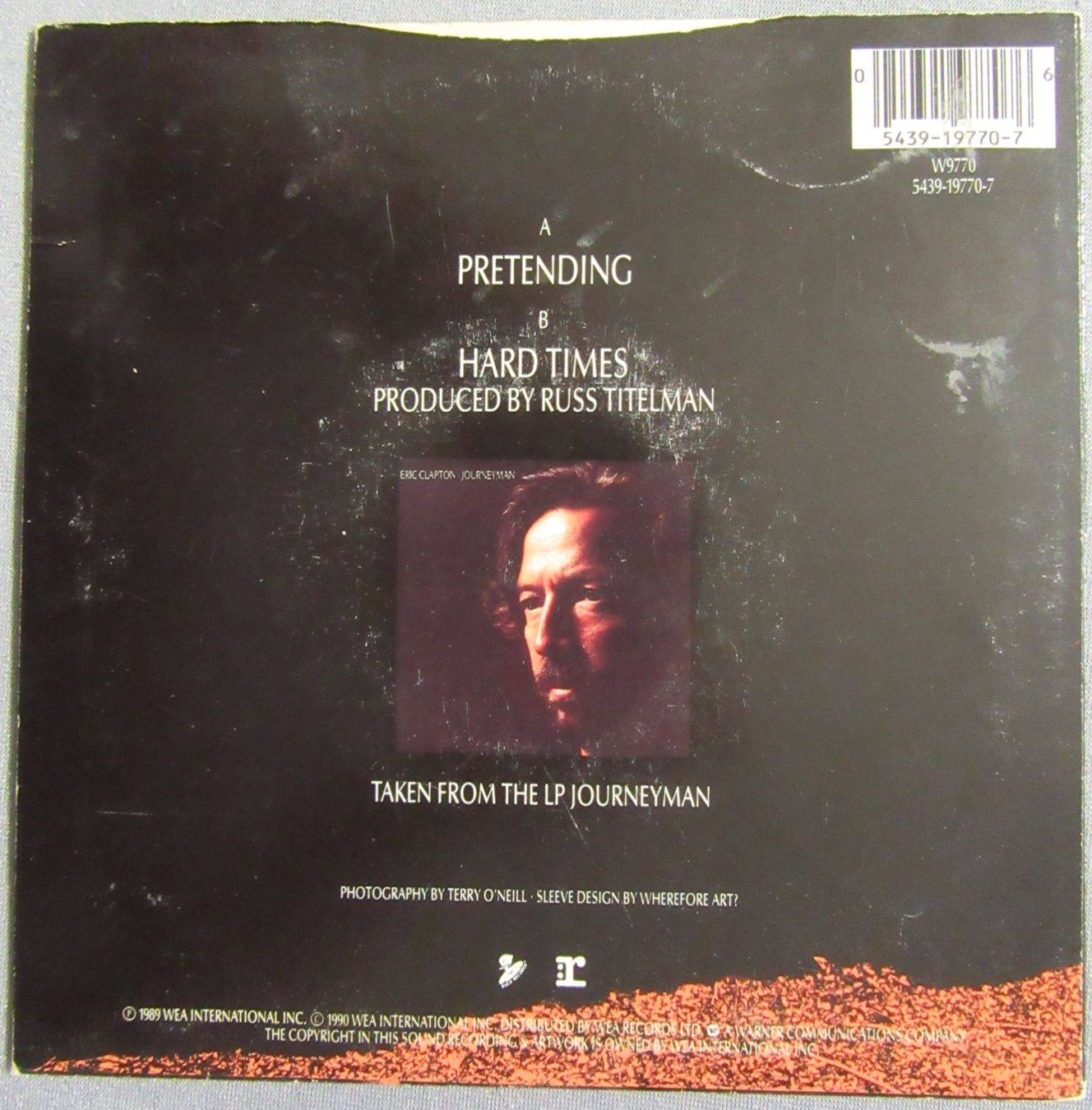 Dischi in vinile: Eric Clapton - Pretending - Single von 1989 – Usato da Auenstein venduto da Padabimbim 1