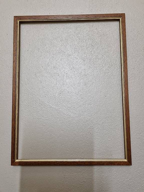 Cadres de tableaux: Holzbilderrahmen mit Goldrand ohne Glas – D'occasion à Goldach par ladybird75