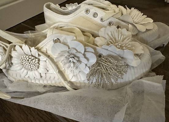 Scarpe da donna: Hochzeitsschuhe Grösse 37/38 – Nuovo (secondo la descrizione) da Wabern venduto da cha_t2db 1