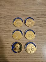 Europa ECU Goldmünzen Sammlung, 6 Stück, Rarität!
