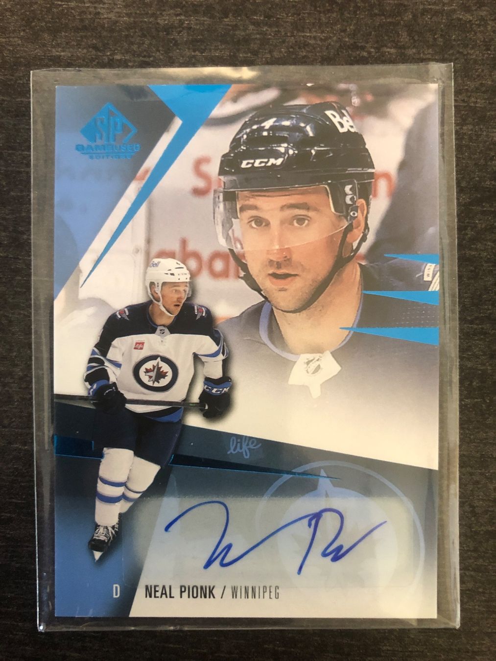 Topps Carte collezionabili: Upper deck Neal Pionk Winnipeg Autogramm – Usato da Wangenried venduto da Garagara