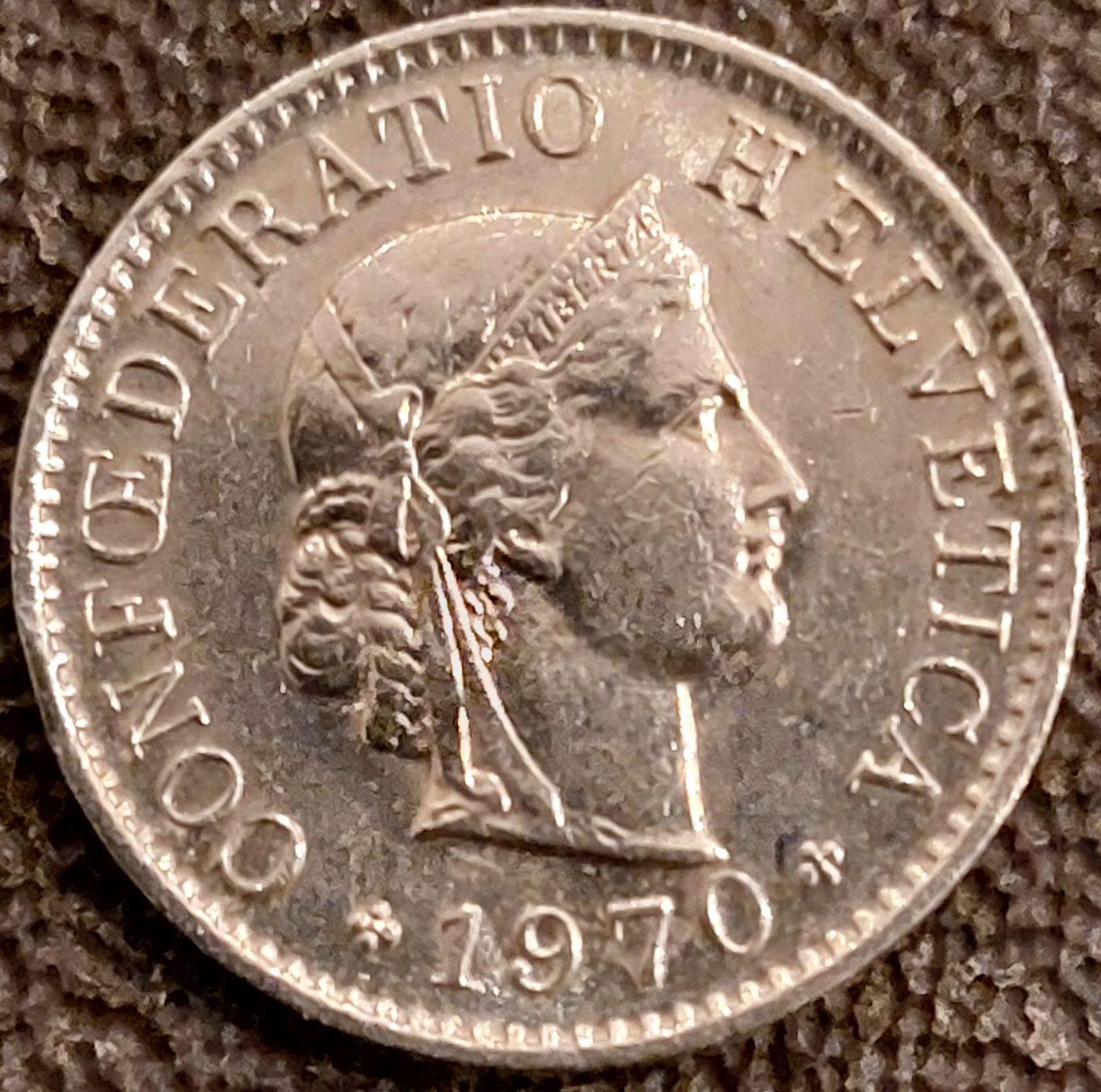 Tutti le monete: 5 Rappen 1970 – Usato da Arch venduto da coinsandmore