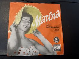 Marina mit Will Brandes 7" Vinyl 45 EG 9005