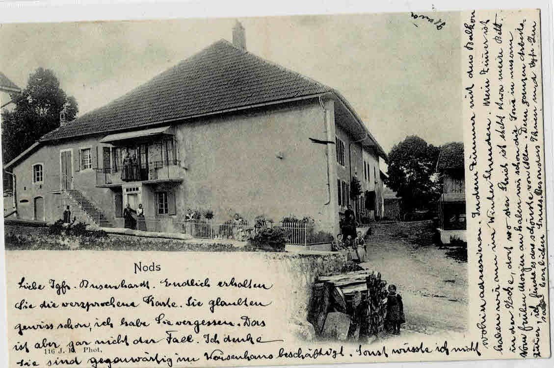 Cartoline postali: Nods belebt im Dorf 1904 – Usato da Sulz AG venduto da Oberdanne8