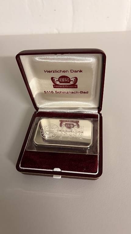 Metalli preziosi: Silberbaren - 50g - AMAG – Usato da Abtwil SG venduto da Lipol