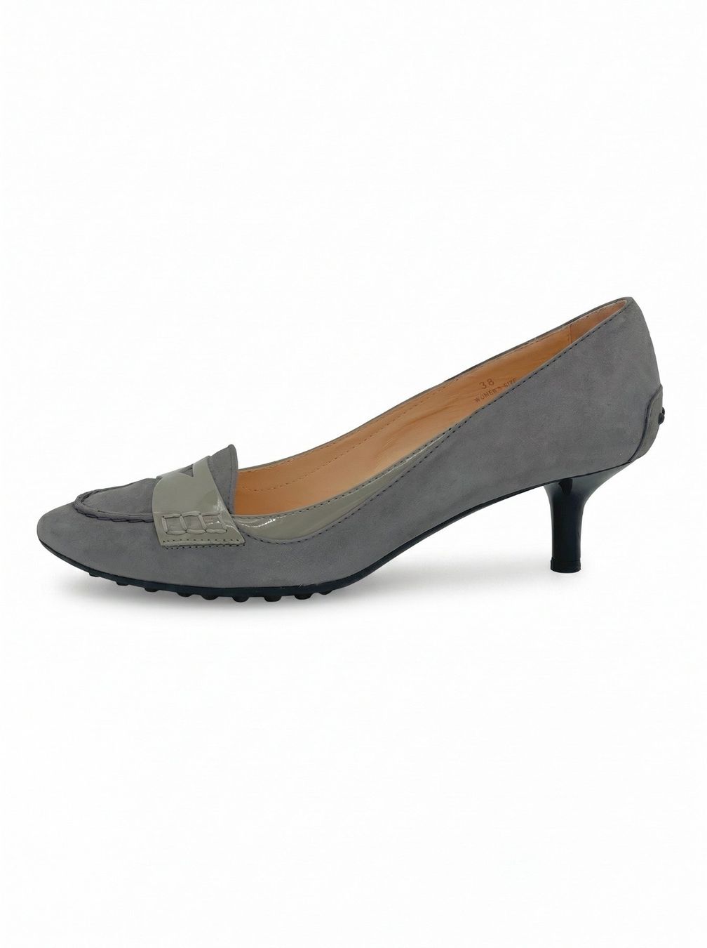 Tod'S Scarpe da donna: Tod's Gommini Pump EU 38 Grau – Usato da Zürich venduto da shoe_shop