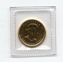 (1796) Kanada, ⅒ Unze, 2009, 5 Dollars, Maples, Gold, stgl
