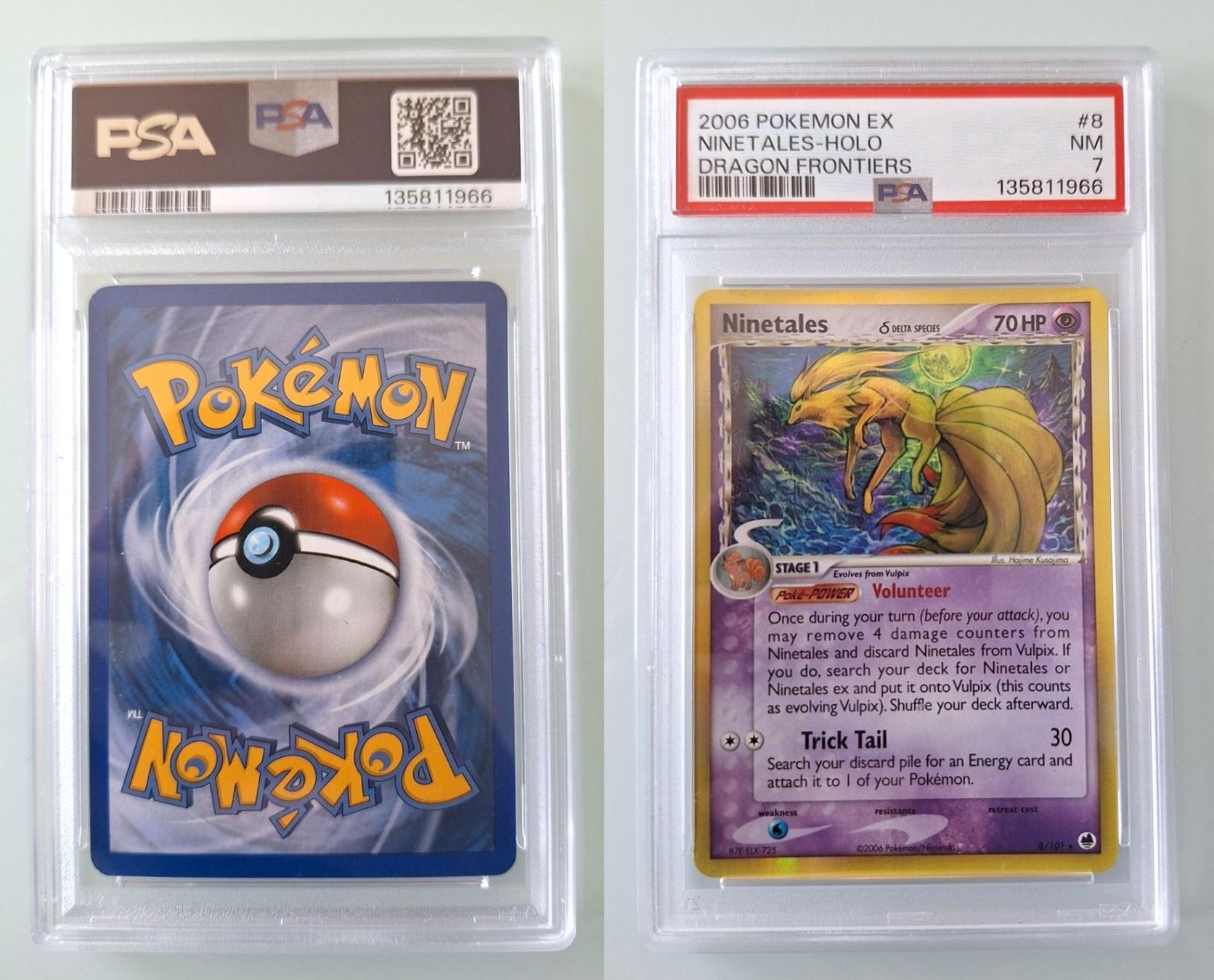 Pokémon Carte collezionabili: Ninetales #8 Pokemon Dragon Frontiers | PSA 7 – Usato da Sugiez venduto da eLCangri90