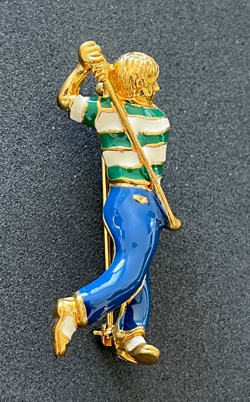 Broches & Aiguilles: Vintage Broche Golfspieler – D'occasion à Roggwil BE par KarotteV 2