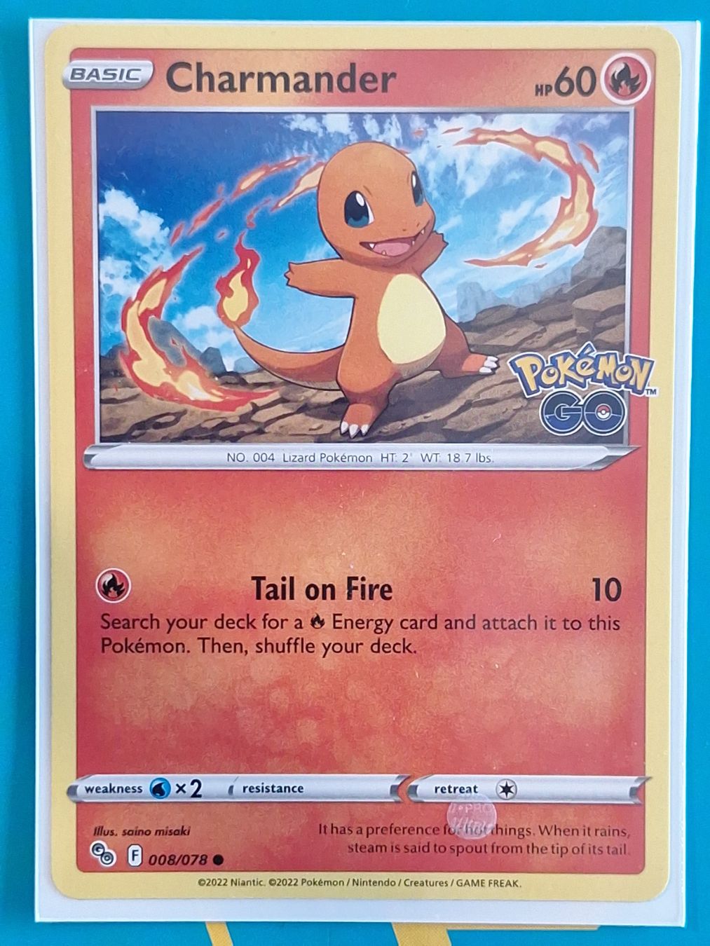 Pokémon Carte collezionabili: Charmander Glumanda - Pokemon GO - #2.7 – Usato da Altstätten SG venduto da GGsGameshop