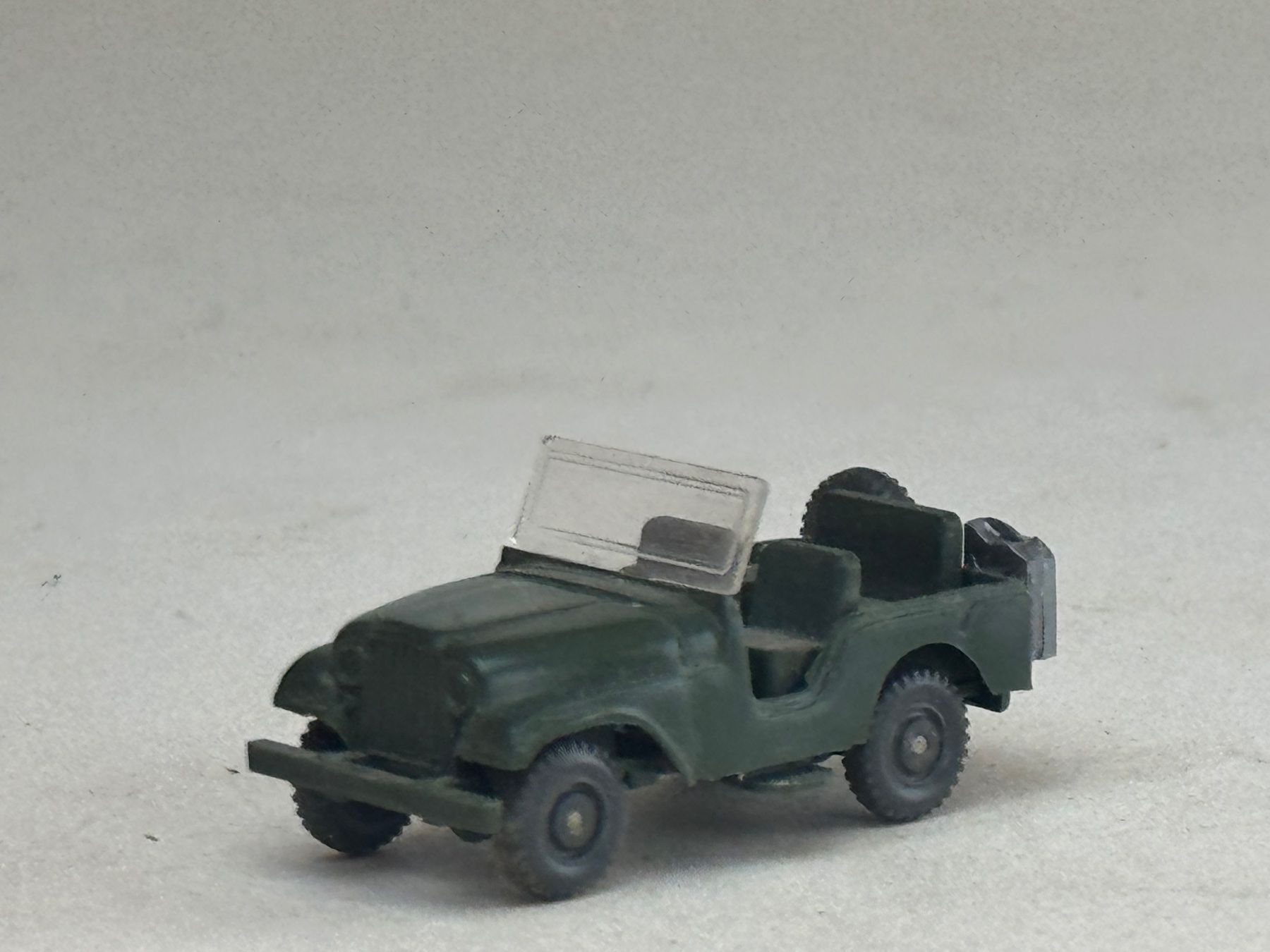 Wiking Voitures modèles: VE1- Wiking Jeep flaschengrün – D'occasion à Elm par Wikmtz