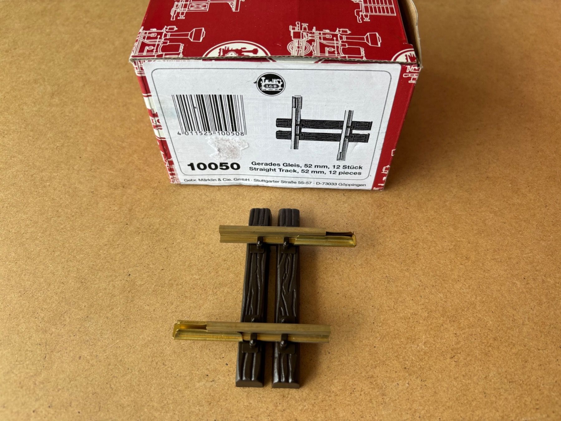LGB Modellini di ferrovie: LGB 10050 Gerades Gleis 52 mm – Nuovo e nell'imballaggio originale da Hauterive NE venduto da eriamch