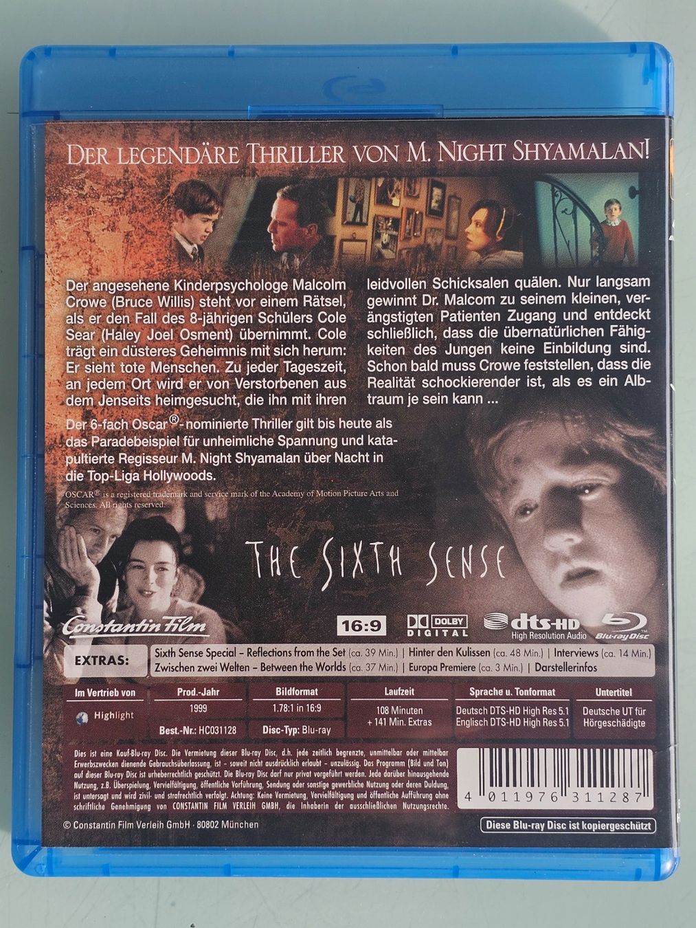 Tutti i DVDs: Blu-ray The Sixth Sense Bruce Willis – Usato da Würenlos venduto da Keks 1