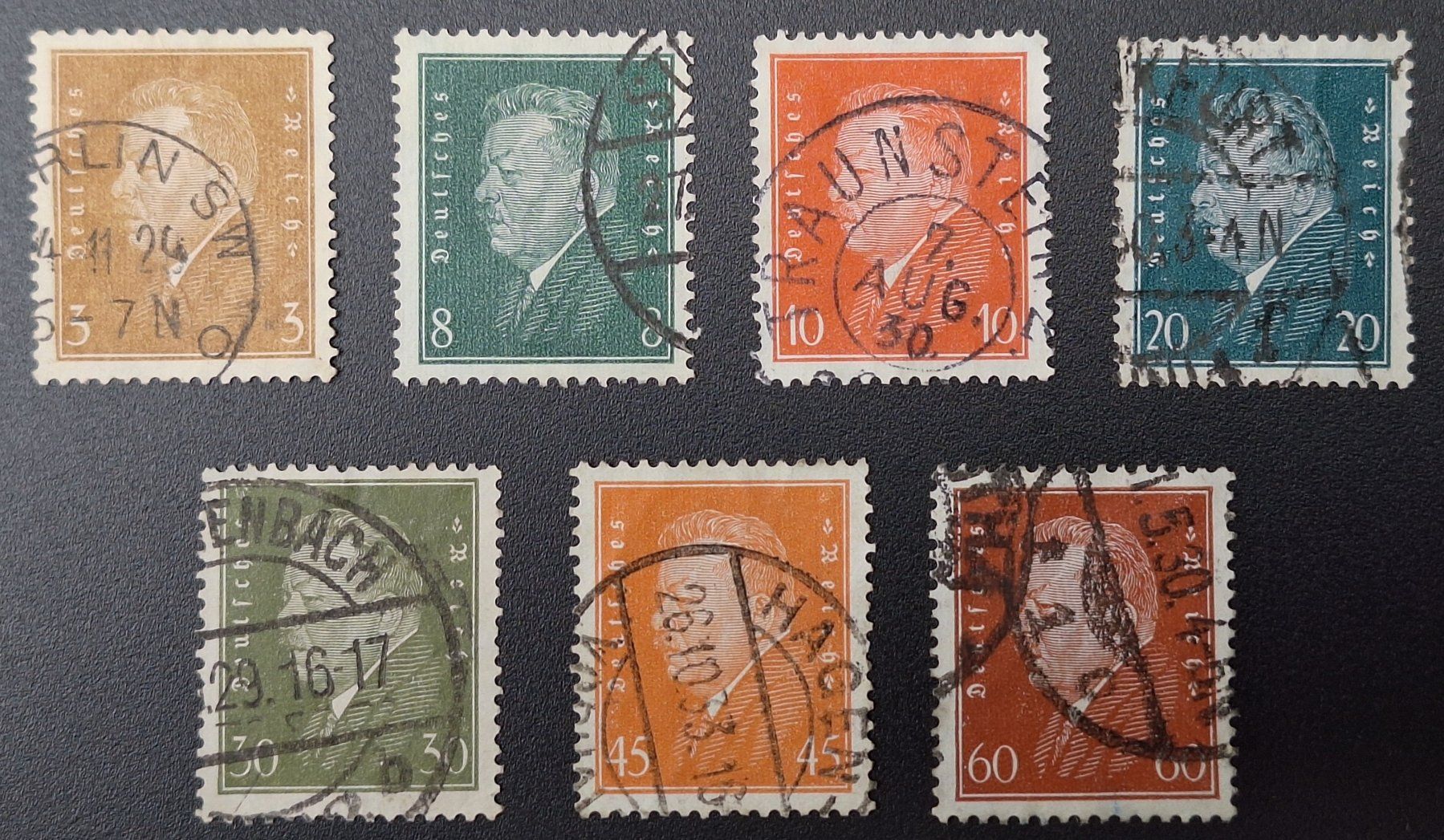 Tutti i francobolli: Deutsches Reich 1928 Friedrich Ebert – Usato da Lohn-Ammannsegg venduto da konstrwu