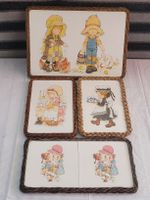 🩷 XL Untersetzer Set Dekoration Sarah Kay 70er Jahre