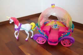 BARBIE Kutsche mit Einhorn, ab 3 Jahren