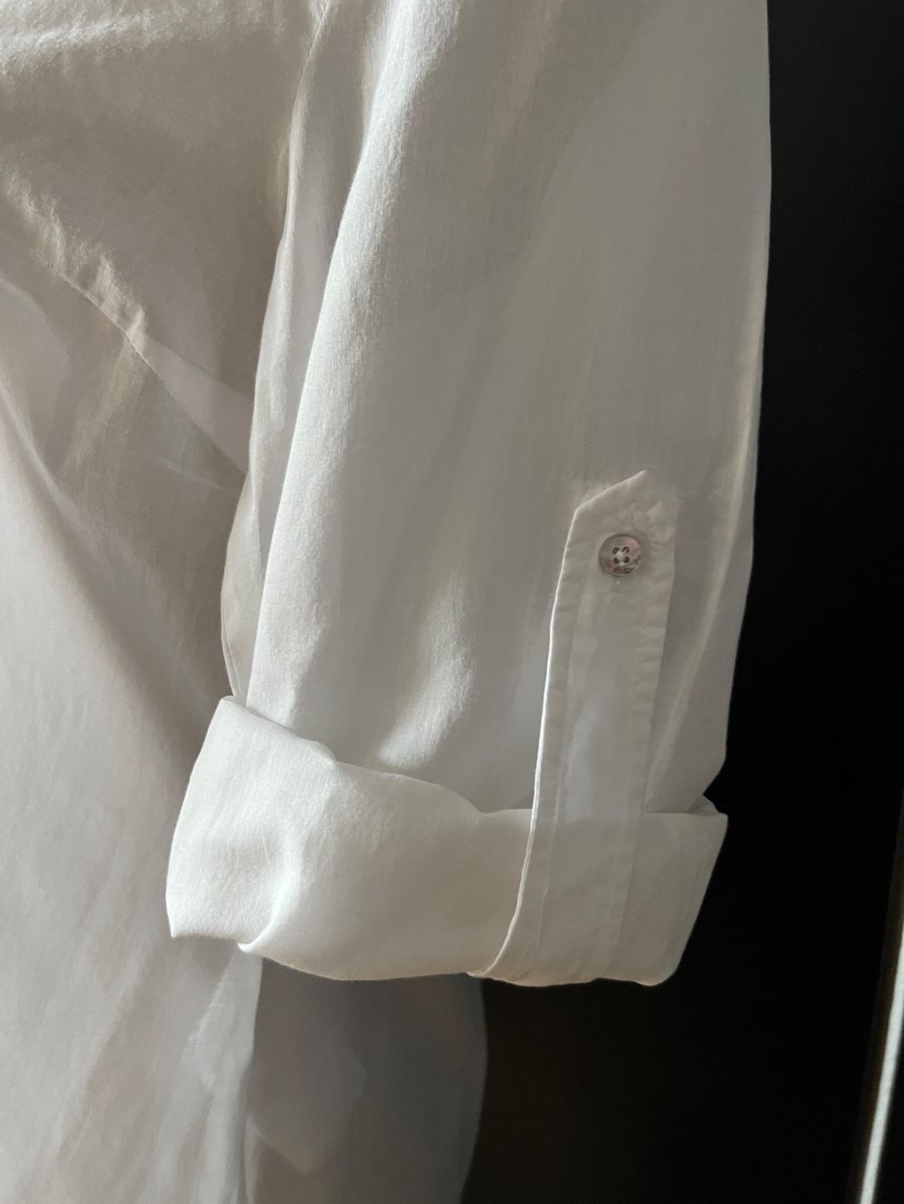 Camicette: Bluse von OLSON, Gr. 36, weiss, Krempelärmel – Usato da Burgdorf venduto da wiwy51 2