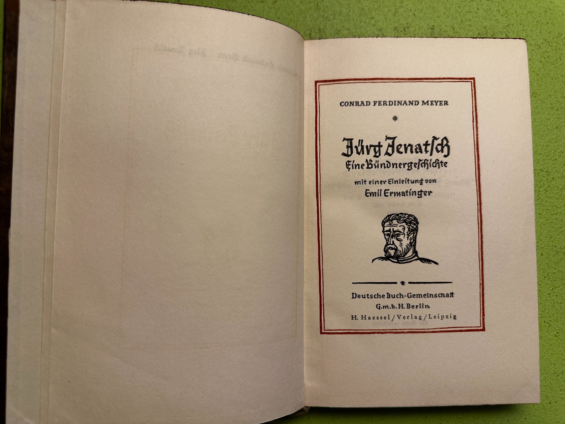 Libri: Conrad Ferdinand Meyer: Jürg Jenatsch – Usato da Zürich venduto da allp 1