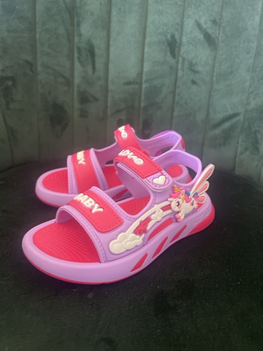 Scarpe per ragazze: Süessi Mädchen Sandalen, Grösse 27 – Nuovo (secondo la descrizione) da Seon venduto da Sunny-Schmuck78
